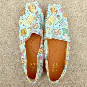 Shakespeare Shoes TOMS Literary Typewriter PERFECT